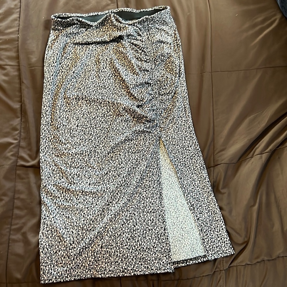 H&m midi skirt with slit
